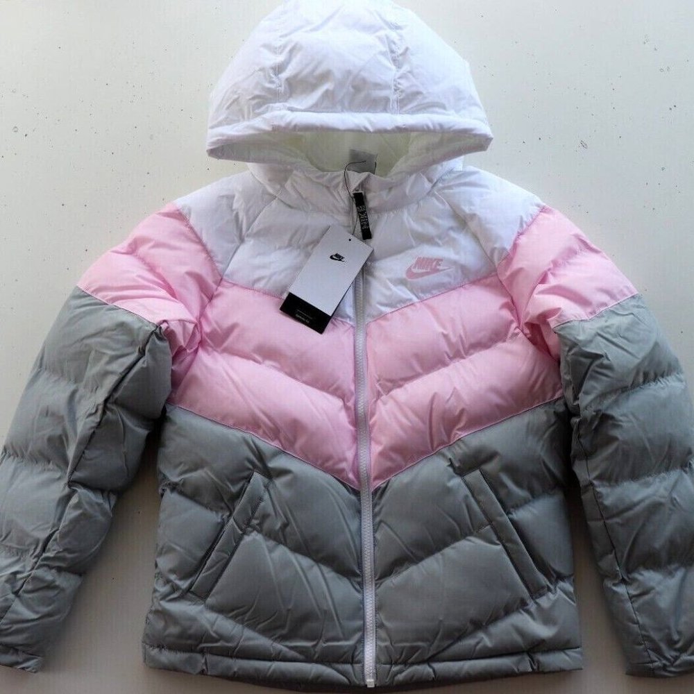 Nike Sportswear Older Kids' Synthetic Fill Jacket Unisex Size L DM2379 103 PINK